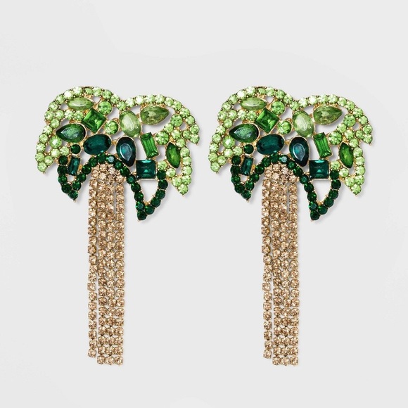 BaubleBar Jewelry Sugarfix Baublebar Crystal Palm Tree Drop